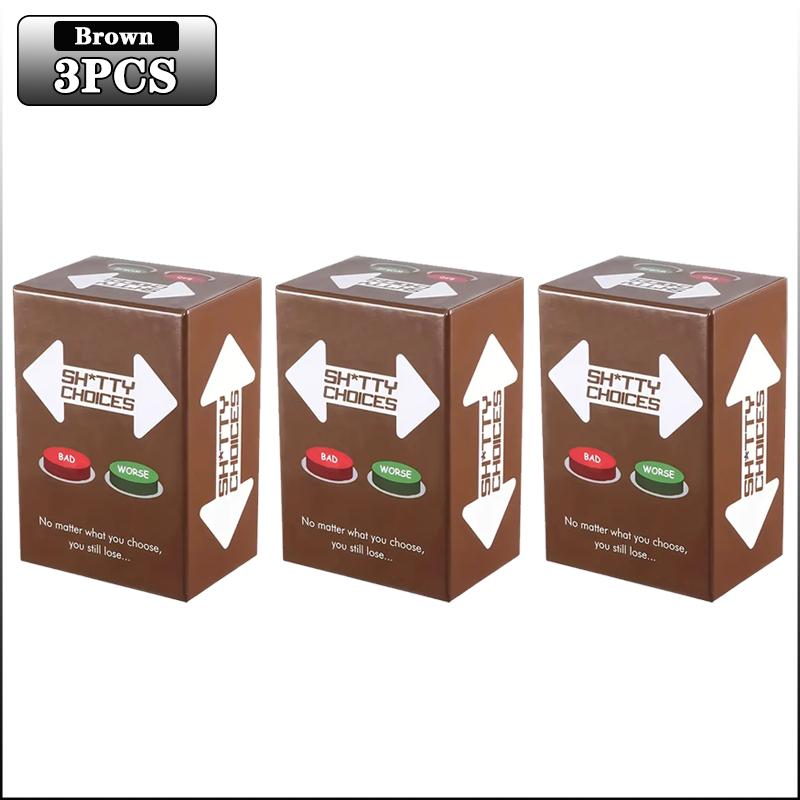 Shitty Choices Card Board Game Card Games for Adults Party Card Games for Adults and Family Perfect Entertainment Gifts
