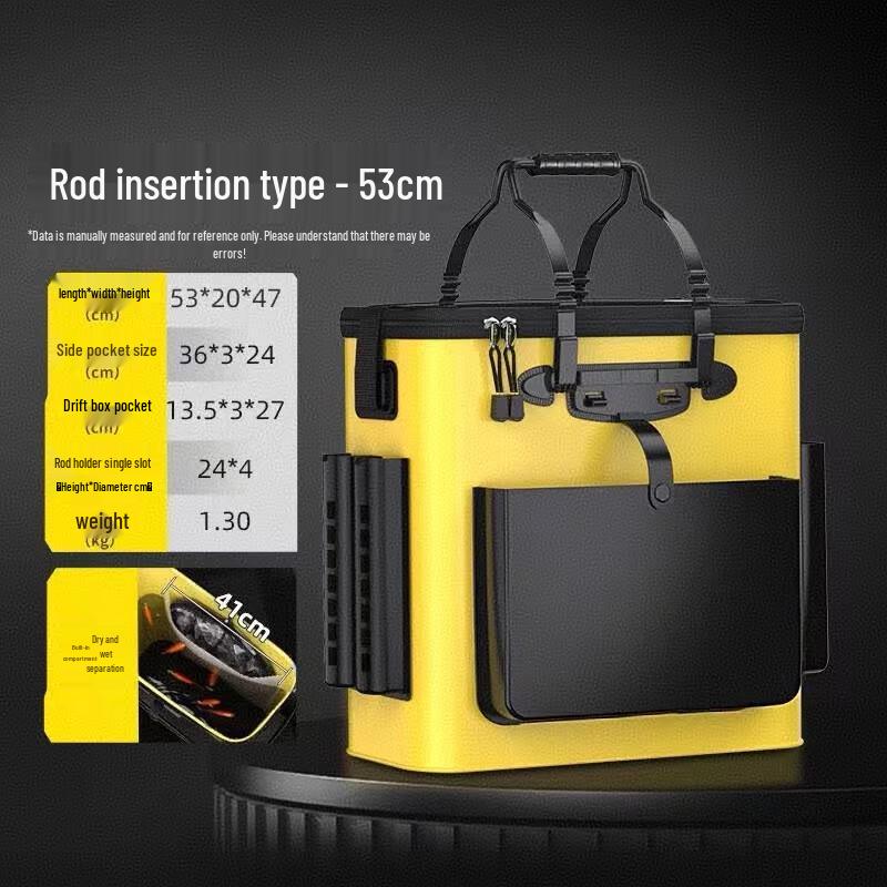 Brangdy Foldable EVA Live Fish Bucket