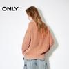 ONLY 2024 Autumn Relaxed Cotton Round Neck Knit Sweater