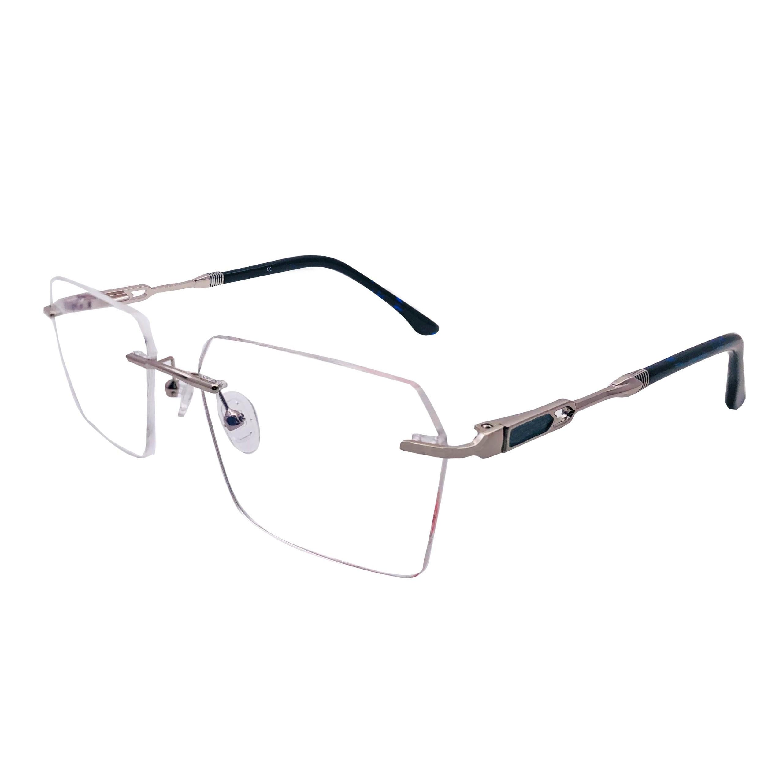 

RSINC Rimless frame/eyeglass/ Metal, For Men And Women, Modern,Unisex, Tom Silver Blue 241001 55-17-142 (IB-14) N2 Tom Harry Silver Blue | IB 14