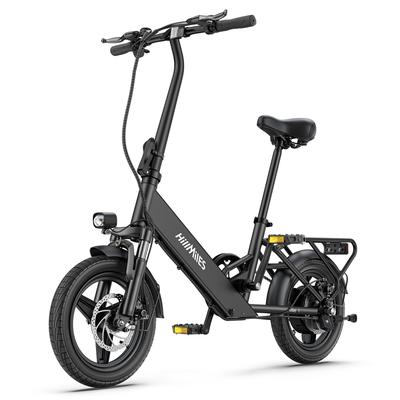 Elektrofahrrad Faltbar Hillmiles 14" 250W Motor 36V 10.4AH City Ebike Höchstgeschwindigkeit 25Km/h Maximale Reichweite 65Km Zuladung 120Kg Meile 1