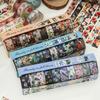 10 Rolls Vintage Flower Washi Tapes Beauty In Full Bloom Floral Pattern Adhesive Paper Masking Tape Decoration Stickers
