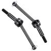 YEAHRUN 2PCS Steel CVD Drive Shaft Front Rear Universal for Tamiya TT02 TT01 TC01 1/10 RC Model Drift Car Upgrade Parts