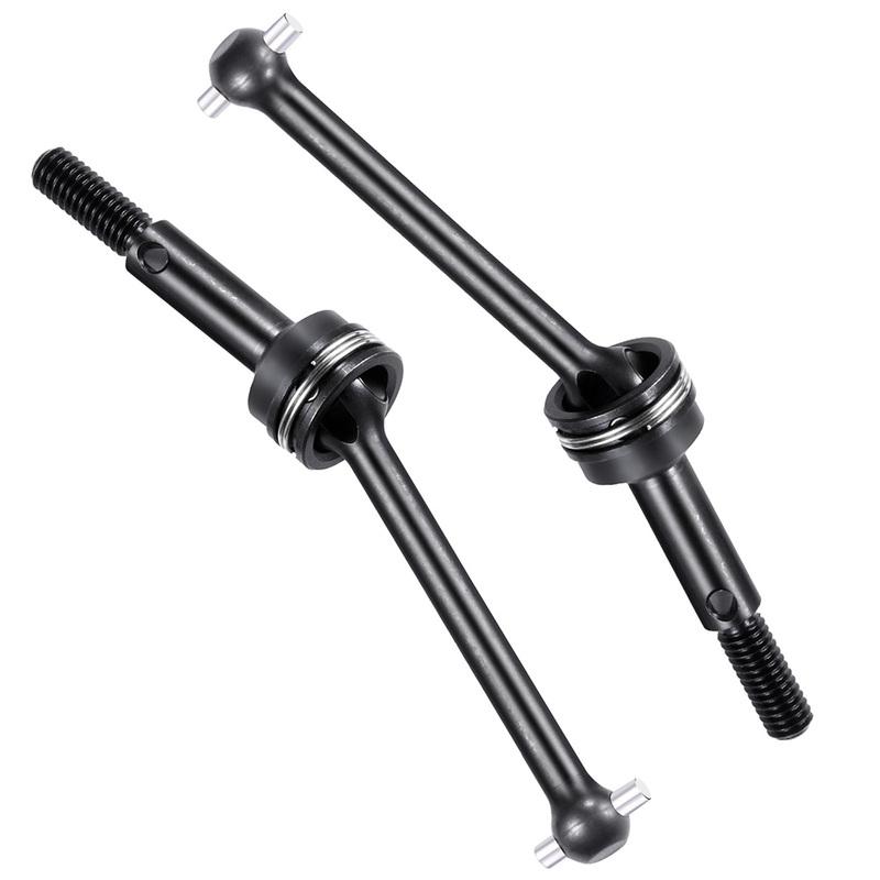 YEAHRUN 2PCS Steel CVD Drive Shaft Front Rear Universal for Tamiya TT02 TT01 TC01 1/10 RC Model Drift Car Upgrade Parts