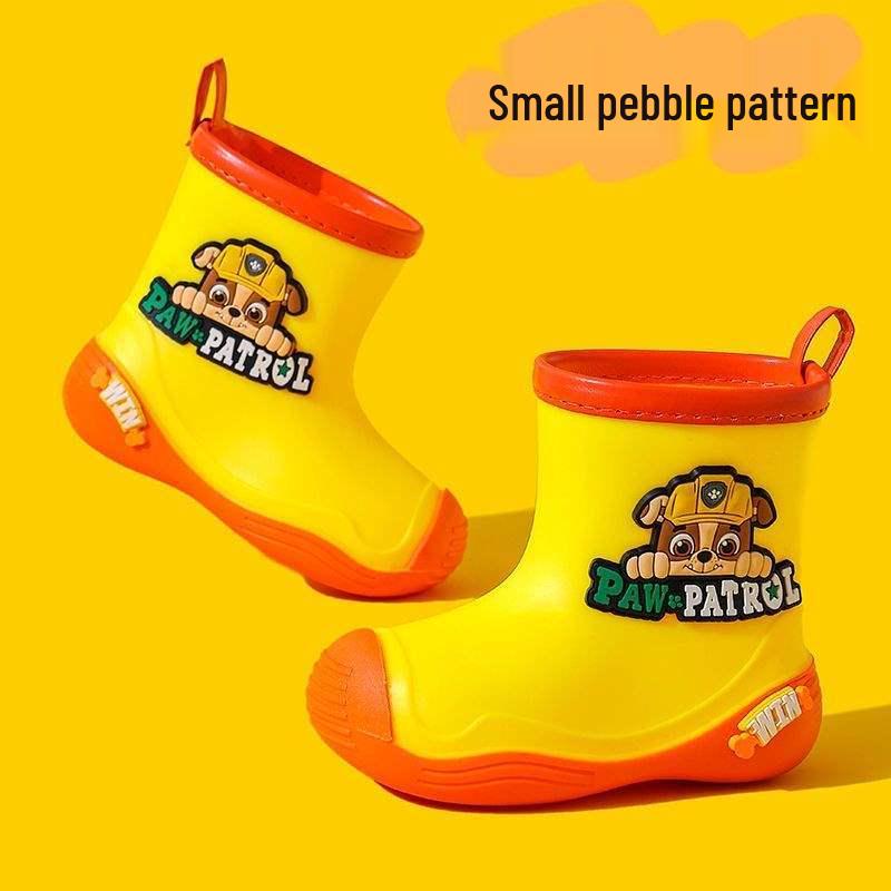 Paw Patrol Kids' Non-slip Fleece-Lined Waterproof Rain Boots for Toddlers & Infants