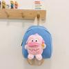 Adorable Cartoon Character Backpack For Kids Stylish Breathable Canvas Bag Preschool