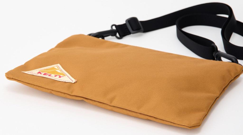 KELTY ES FLAT POUCH S Outdoor Shoulder 18cm x 26cm x 3259270626 Bag, 1cm, Caramel,
