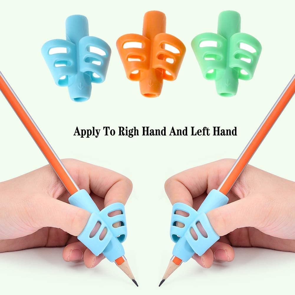 Pencil Grips for Kids Handwriting Pencil Gripper Pencil Holder Posture Correction Training Writing AIDS for Preschooler Kids Toddler