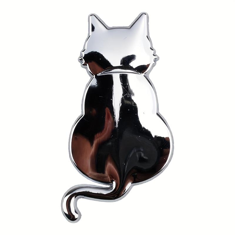 

Suitable for Car Tail Side Modification Cartoon Cute Shaped Car Emblem Stickers, Universal High-Quality Metal Material Pet Cat Car Decoration Stickers