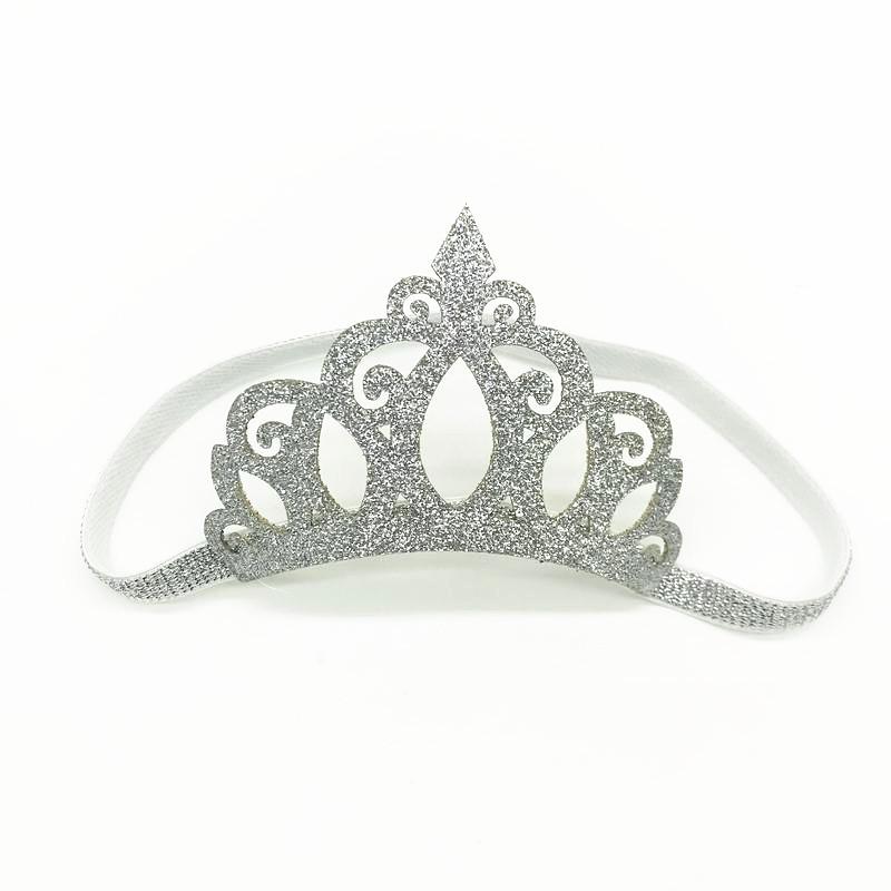

Блестящая серебряная золотая корона детские повязки на голову для девочек эластичные резинки для волос аксессуары для волос принцесса тиара повязки для волос детские головные уборы