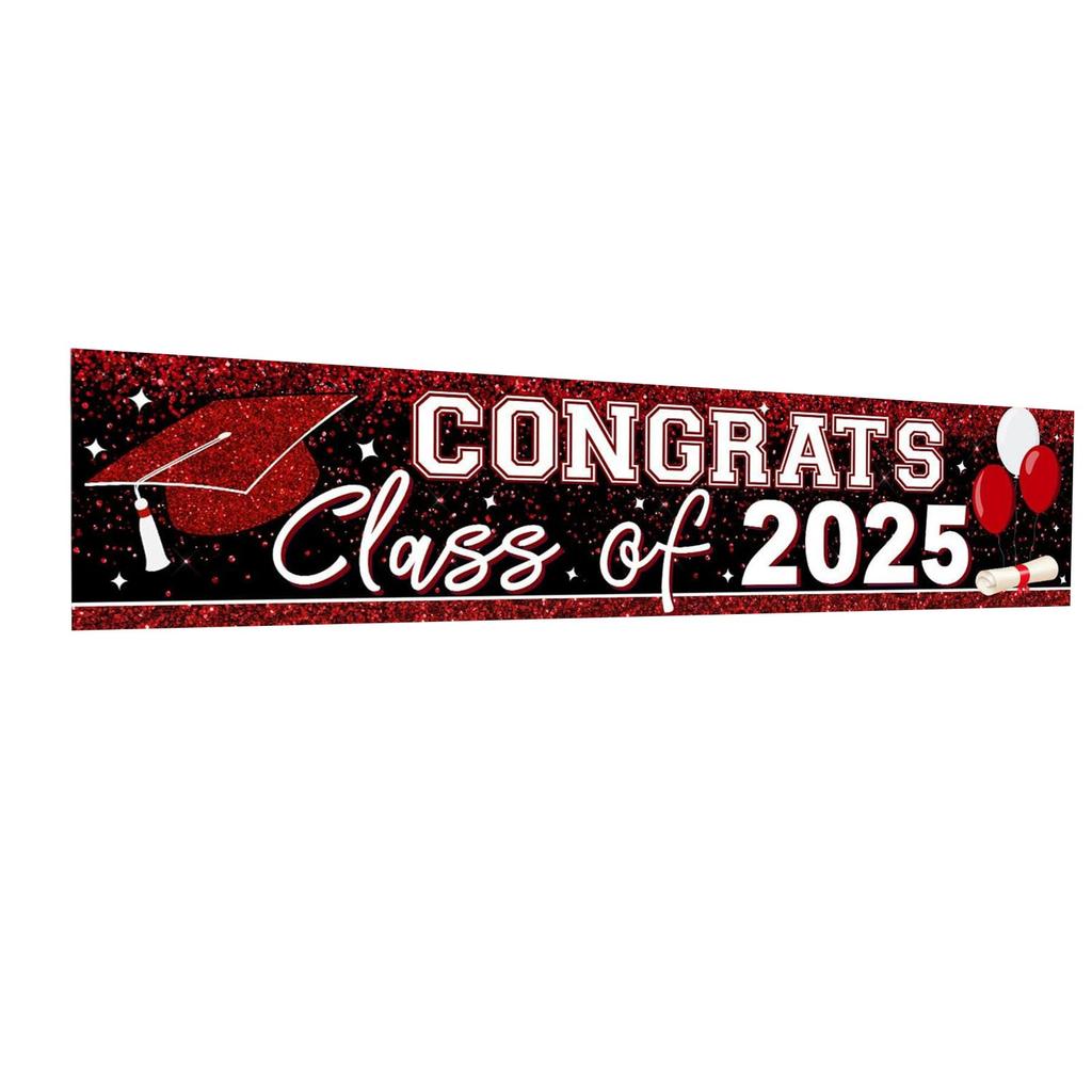 Graduation Party Decoration Outdoor Decoration Ambience Banner Hanging Fabric
