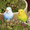 Parrot Decoration In Pastoral Style Resin Parrot Garden Decoration Tropical Bird Sculpture Garden Courtyard Potted Plant