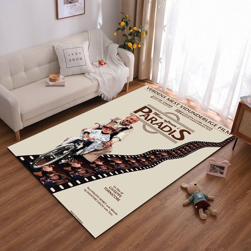 Oscar Winner Movie Poster Design Rug Non-slip rug suitable for living room and bedroom sofas.