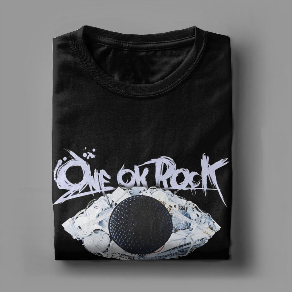 Alle Seizoenen ONE OK ROCK Detox Europban Tour 2025 T-shirt voor Mannen Vrouwen Puur Katoen T-shirts Korte Mouw Kleding