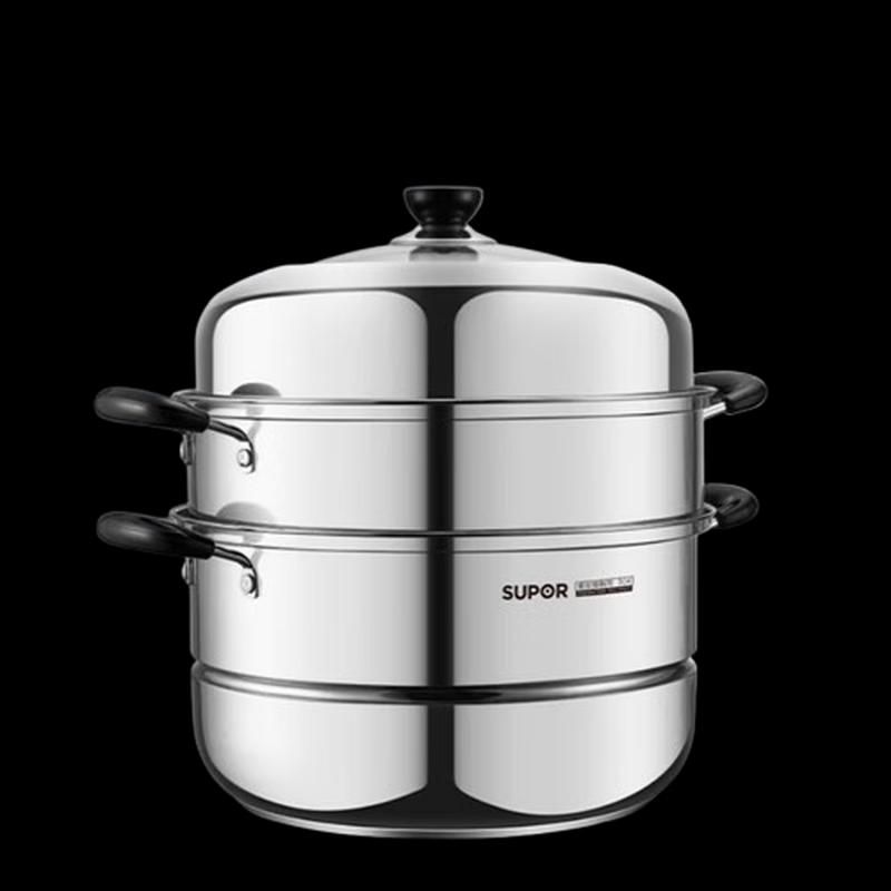 Supor True Flavor Fresh 304 Stainless Steel Steamer Pot