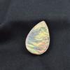 Lab-Created Opal Loose Gemstone Pear Cut 13.95 ct Multi-Color Boulder October Birthday Birthstone