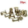 New 20Pcs Metal Fastener 10MM Screw Base Clamp Retainer for Car Trunk Lisence Plate