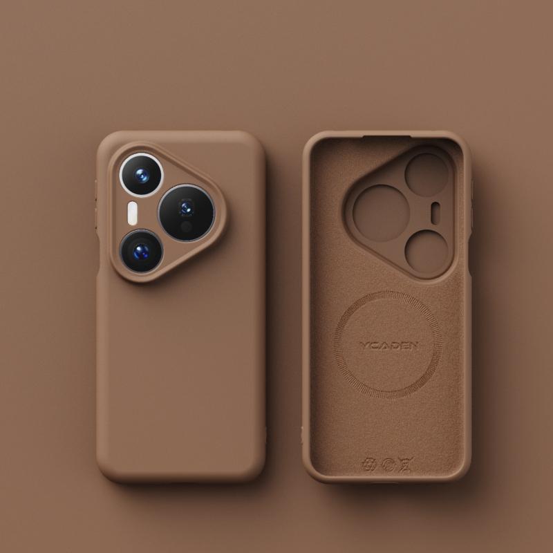 Soft Silicone Magsafe Magnetic Phone Case For HuaWei Pura 80 70 Mate 80 70 Air 60 50 Ultra Pro Max Frosted Wireless Charge Cover