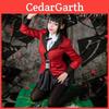 Elegant Kakegurui Jabami Yumeko School Uniform Costume Perfect For Fancy Dress Events