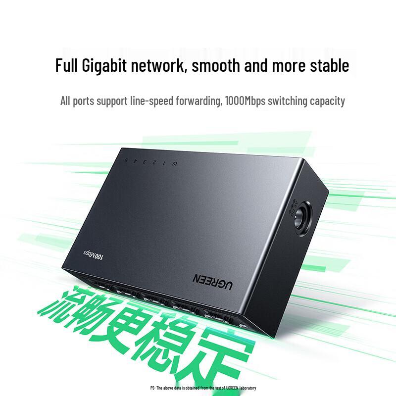 UGREEN 5-Port Fast Ethernet Switch