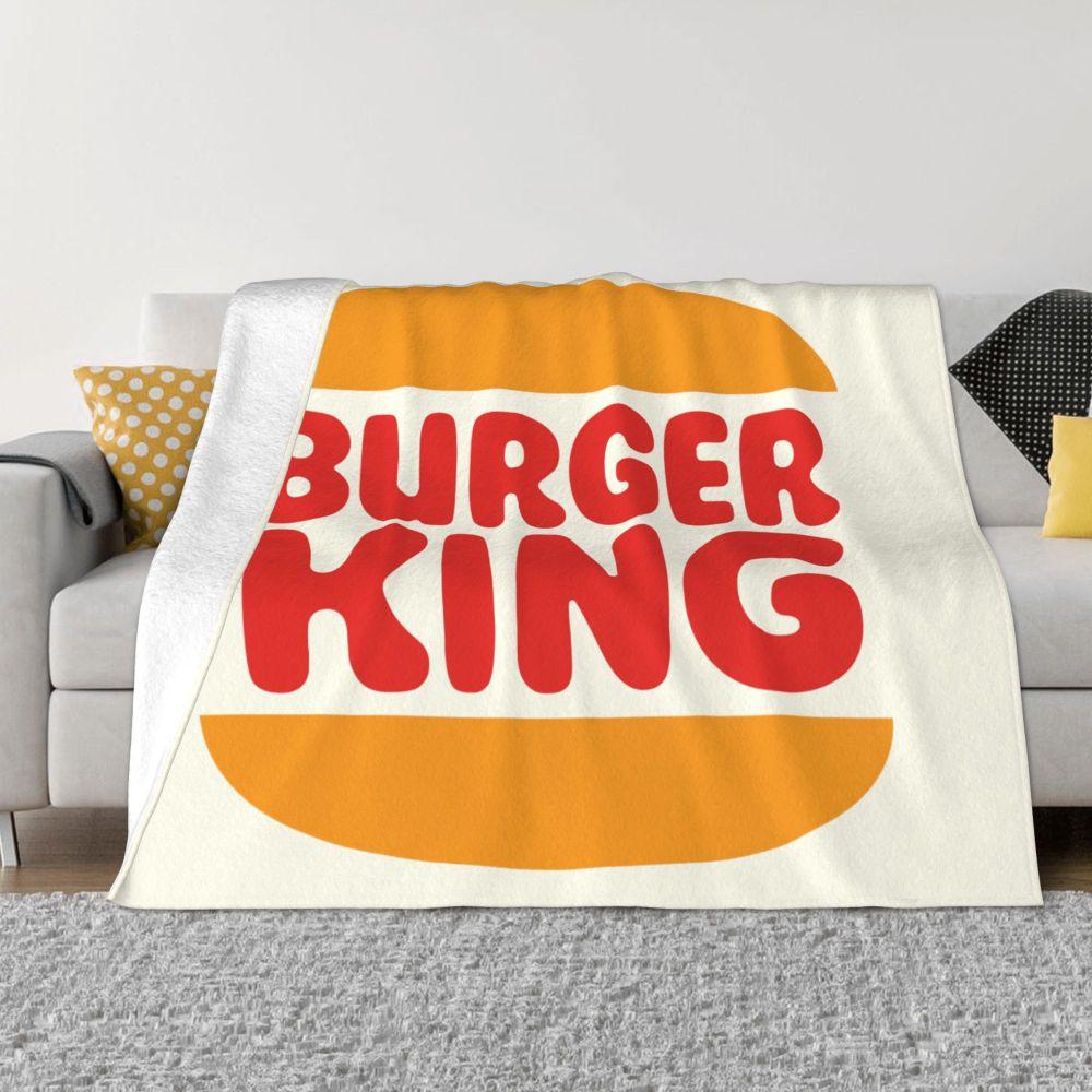 

NEW Burger King Blankets and Throws Super Soft Thermal Indoor Outdoor Blanket for Living Room Bedroom Travel 30x40in