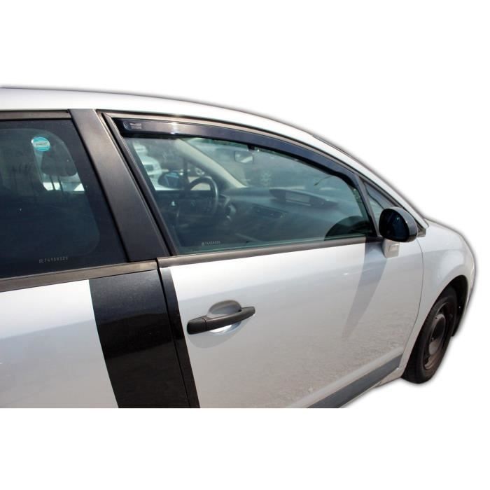 J&amp;J AUTOMOTIVE | Heko Deflecteurs d'air Déflecteurs de Vent Pour Citreon C4 3P. Berlina 2004-2010