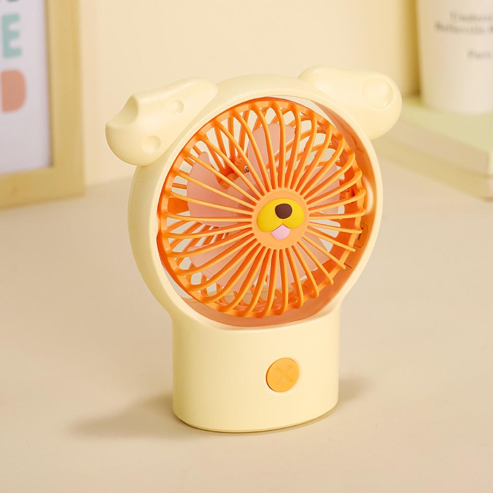 

Three-Speed Cartoon Mini Desktop Fan: Long-Lasting Battery, High-Power, Cute for Students & Office 1200mAh Battery