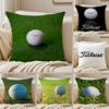 Golf Sports TTitleistS Cushion Cover Silky Short Plush DoubleSided Printed Pillow Case for Sofa All Seasons Home Decor Gift