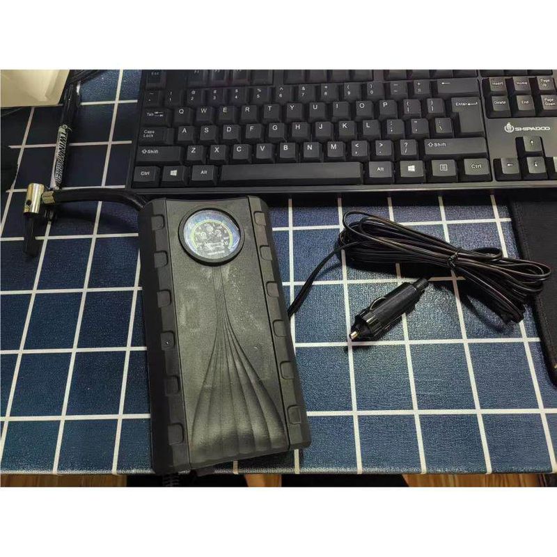 

Wireless Multi-Functional Car Air Pump Tire Inflator Wireless Electric Car Air Pump for Vehicles Super Power Air Pump (Car Model)