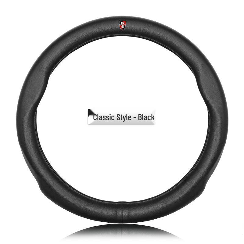 Genuine Leather Steering Wheel Cover for Roewe RX5, RX3, RX8, I5, I6, 350, 550, 360, E5, E6 - Sport Edition