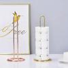 Kitchen Roll Paper Towel Holder Bathroom Tissue Stand Dining Table Vertical Napkins Rack Kitchen Storage Shelf