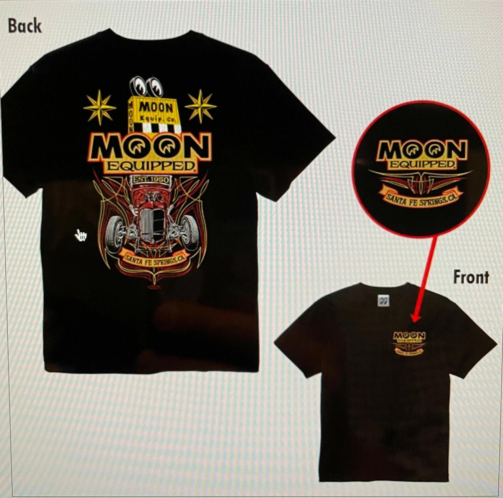 Moon Equipped 1932 Ford Hot Rod T-Shirt Racing Graphic Tee Unisex S-5XL L