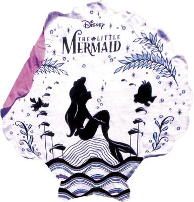 Marushin Disney Little Mermaid Ariel Bath Mirage 2125007700 Towel, 150x150cm, Shell,
