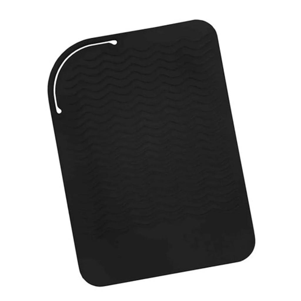 Heat Resistant Silicone Mat Pouch Portable Travel Silicone Mat Cover for Curling Irons Hair