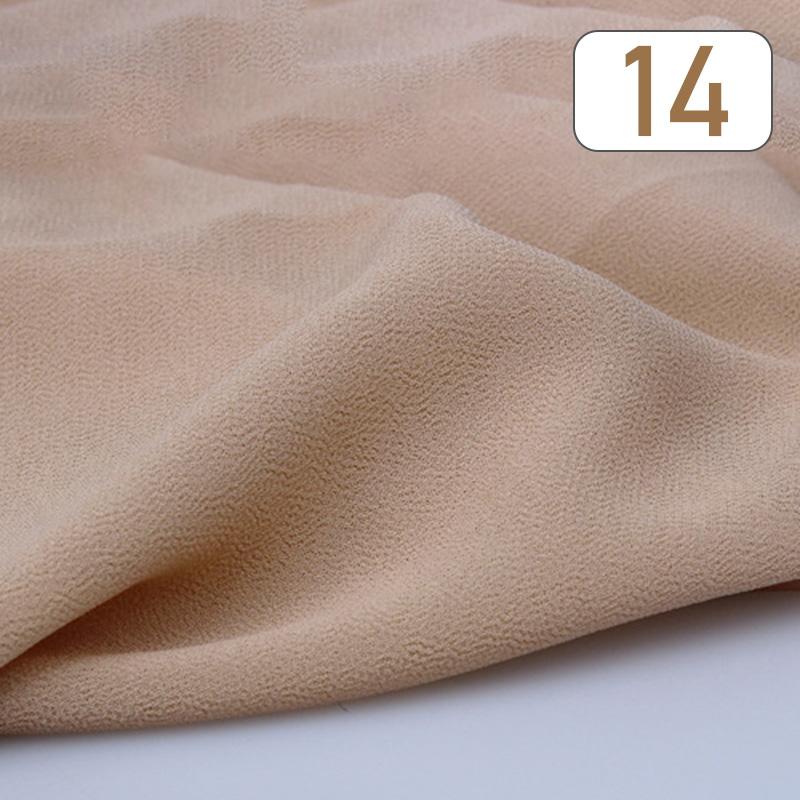 1/3/5M 75D Tessuto Chiffon Perla Georgette Tulle Chiffon Tessuto Trasparente Poliestere Materiale Morbido e Drappeggiato Per Tenda Abito Fodera