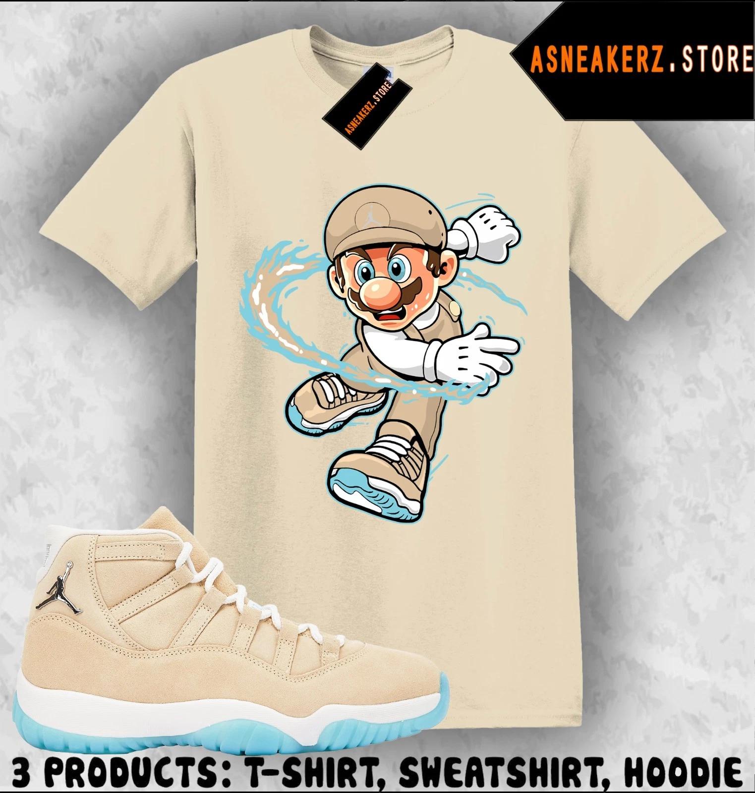 

Tee Shirt Matching AJ 11 H-Town Houston Match Sneaker Sneakerhead Mario T shirt 2XL