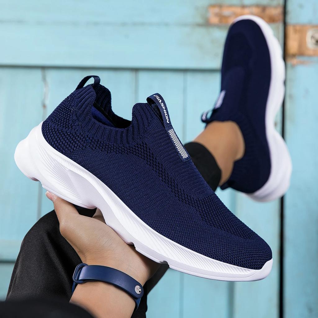 New Casual Shoes Light Outdoor Walking Tenis Shoes Zapatillas Hombre Black Size 38-45 Sneakers Men Shoes Loafers Mesh Breathable