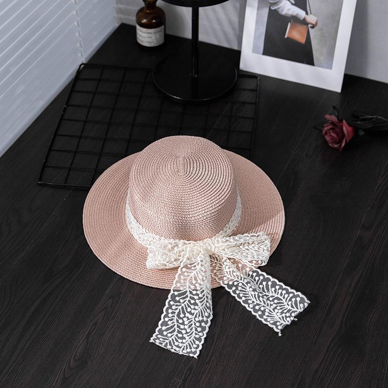 

Elegant Lace Bow Straw Hat: A Chic and Simple Accessory for Everyday Wear ONE SIZE