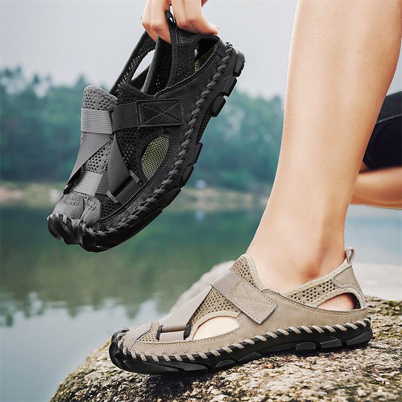 Модные мужские сандалии — фото 7