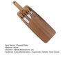 Cheese Plate Set with Natural Wood Board Knives Food-Grade Coating Moisture-Proof Semi-hard Cheese Board