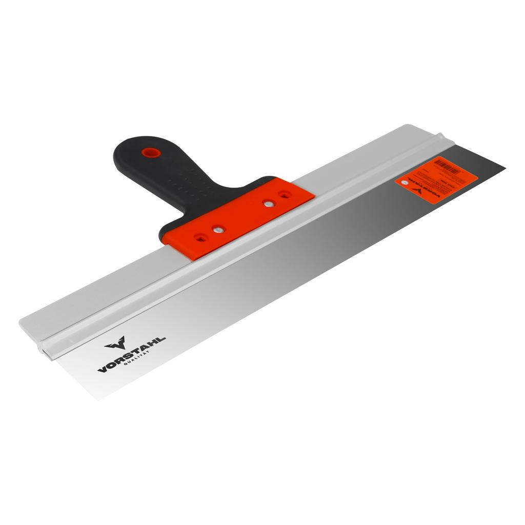 Stainless Steel Facade Spatula, Smooth Handle, QUALITAT, 60 Cm, Plaster, Glue, Vorstahl