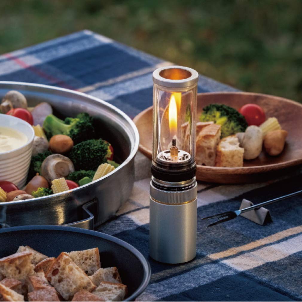 SOTO Hinoto SOD-251 Silver, Body Size: Diameter 3.6 x 14.5 cm