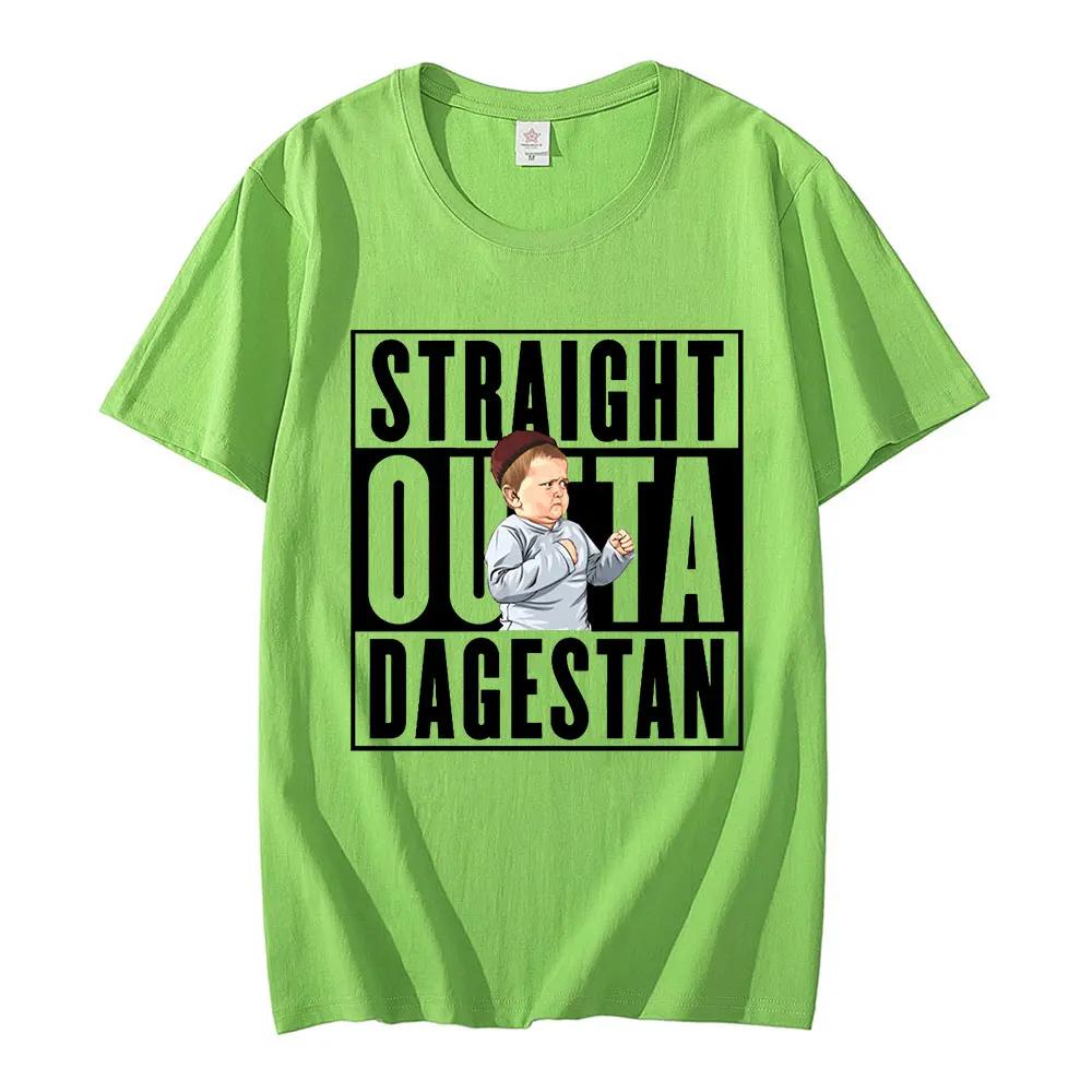 

Hasbulla Battle Terrier T-shirt Direct from Dagestan Mini Habib blogger Graphic Printed T-shirt men s and women s cotton T-shirt 4XL