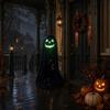 Adjustable Halloween Standing Ghost Decor Glowing Scary Ghost Figure  Porch Yard Decor