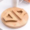 Bamboo Sofa Armrest Clip-On Tray Table Sofa Tray Table Natural Bamboo Sofa Tray Practical TV Snack Tray Coffee Snacks Plate