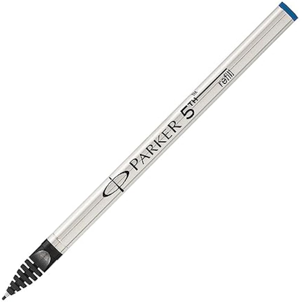 PARKER Parker 5th Ballpoint Pen Refill, Blue, 1 Pack, Blue, F Fine, Water-based Ballpoint Pen Ref...
