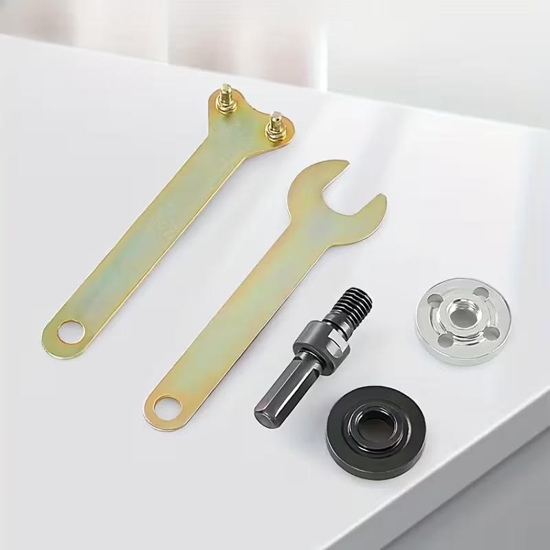 5-piece Hand Drill Angle Grinder Connecting Rod Electric Drill Conversion Head Converter Cutting Angle Grinder Accessories