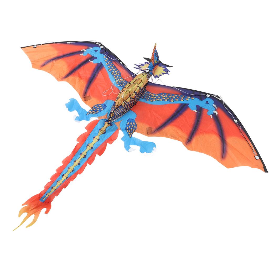 LED Kite Light Up Super Bright Classical Dragon Cartoon Animal Outdoor Play Easy To Fly for Kids Adults Beginner