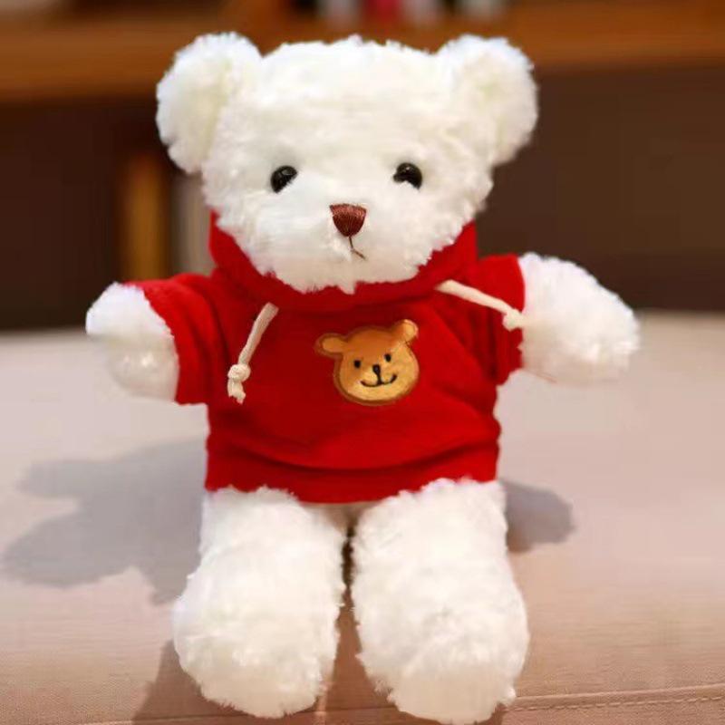 Cute Plush Panda Teddy Bear Doll In Clothes - Small Children's Gift Toy