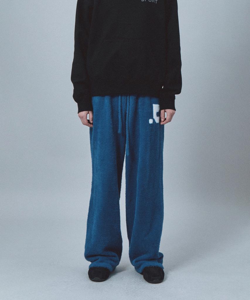 REST&RECREATION Hairy Knit Pants - Blue